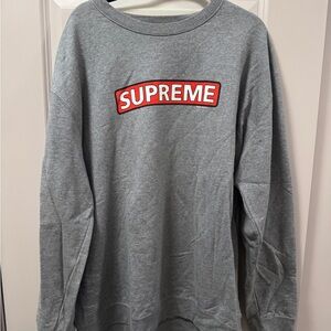 Powell Peralta Supreme Gray Crewneck Sweatshirt XL